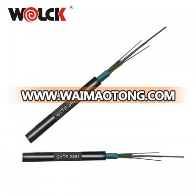 Outdoor GYTS Multitube Armored Optical Fiber Cable 24/48 core